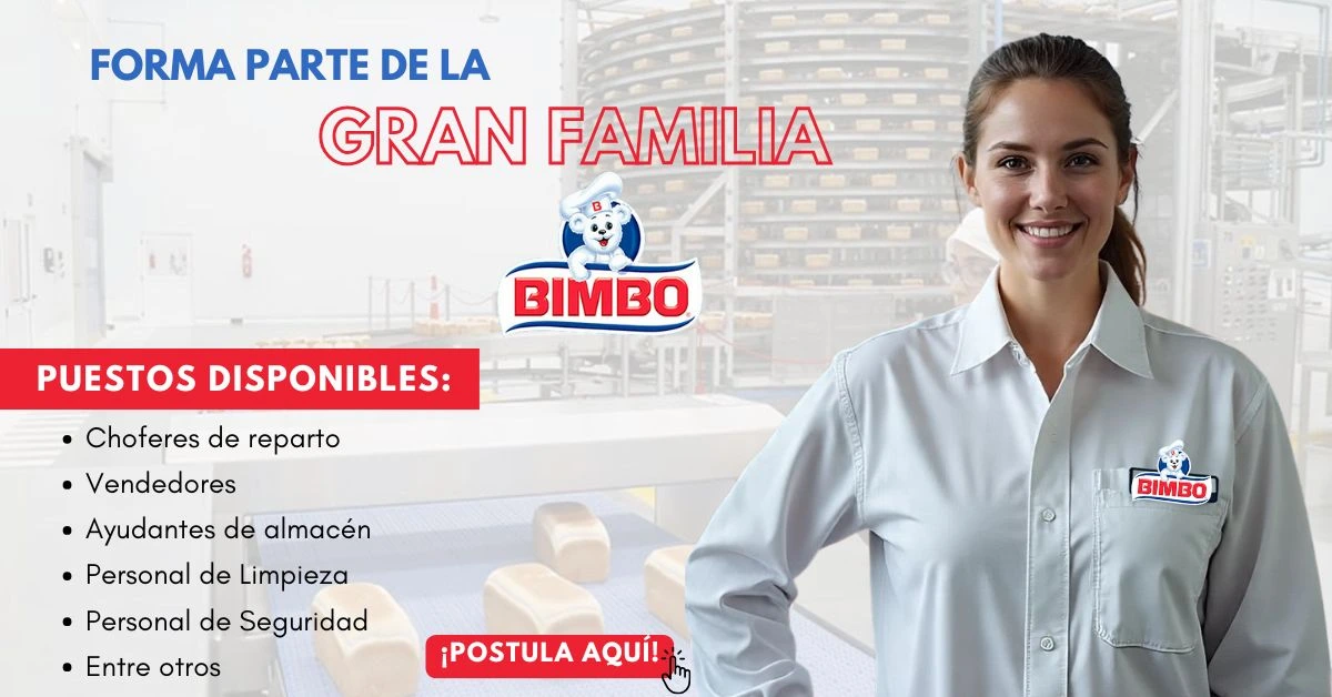 🥐 Nueva Convocatoria Laboral BIMBO