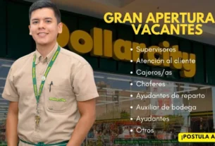 🛒 Nueva Convocatoria Dollarcity