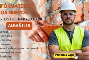👷‍♂️ Convocatoria Laboral para Albañiles