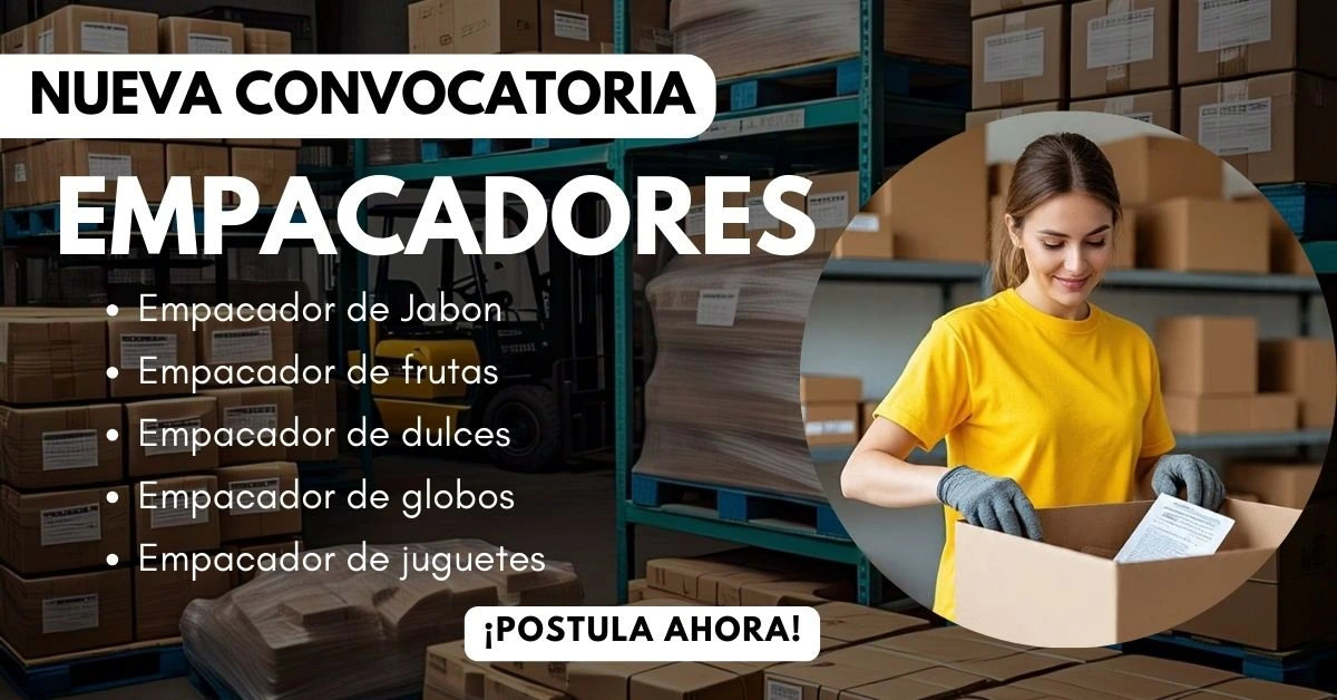 📦Empleo para Empacadores